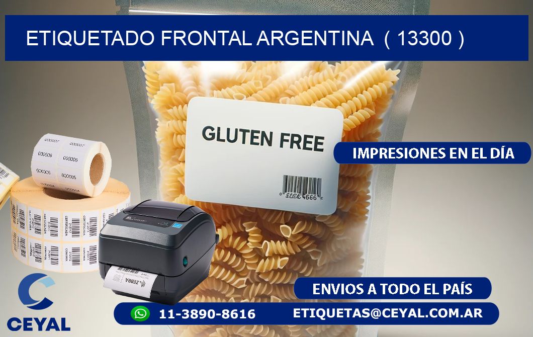 ETIQUETADO FRONTAL ARGENTINA  ( 13300 )