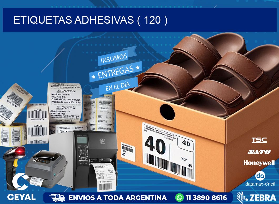 ETIQUETAS ADHESIVAS ( 120 )