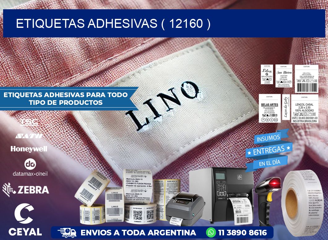 ETIQUETAS ADHESIVAS ( 12160 )