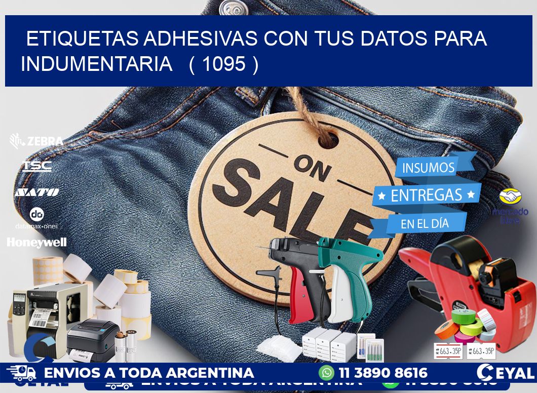 ETIQUETAS ADHESIVAS CON TUS DATOS PARA INDUMENTARIA   ( 1095 )