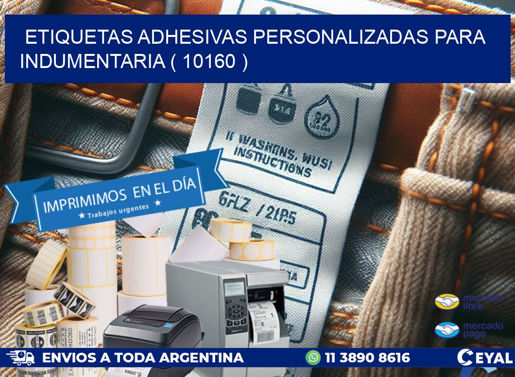 ETIQUETAS ADHESIVAS PERSONALIZADAS PARA INDUMENTARIA ( 10160 )