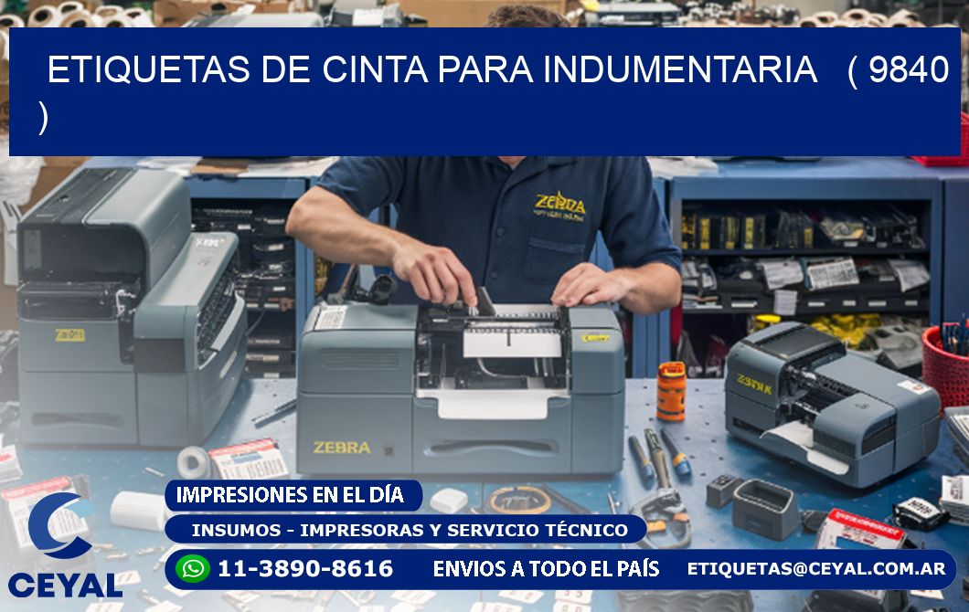 ETIQUETAS DE CINTA PARA INDUMENTARIA   ( 9840 )