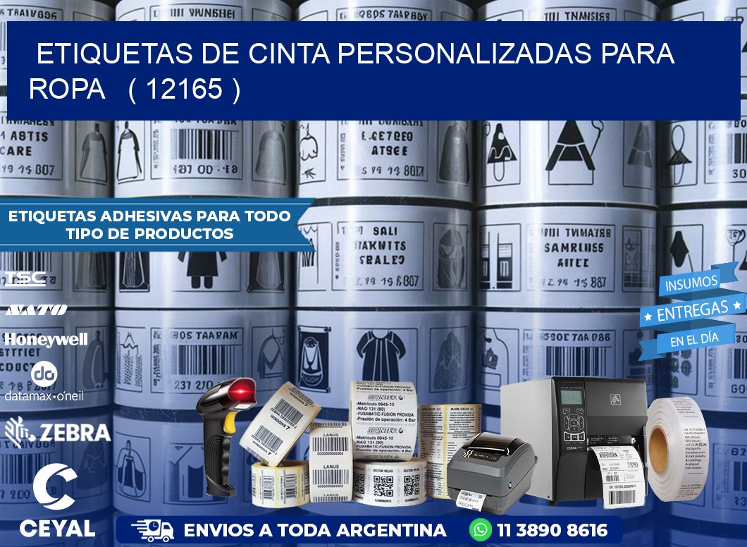 ETIQUETAS DE CINTA PERSONALIZADAS PARA ROPA   ( 12165 )