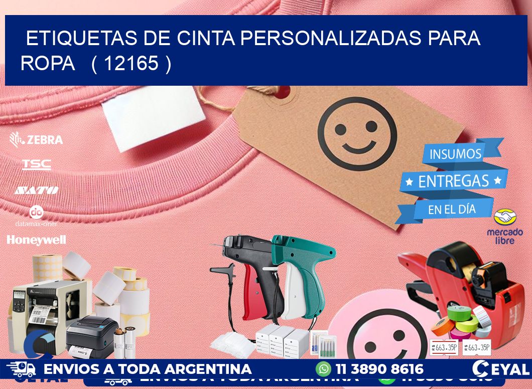 ETIQUETAS DE CINTA PERSONALIZADAS PARA ROPA   ( 12165 )
