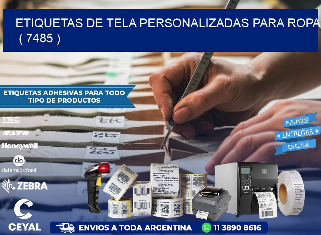 ETIQUETAS DE TELA PERSONALIZADAS PARA ROPA   ( 7485 )