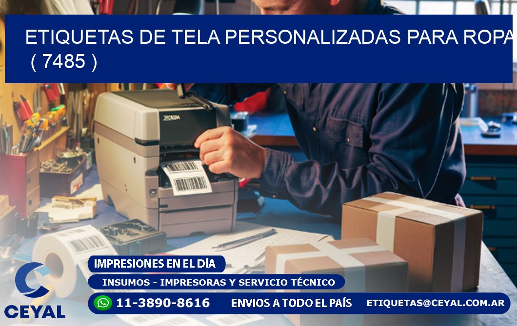 ETIQUETAS DE TELA PERSONALIZADAS PARA ROPA   ( 7485 )