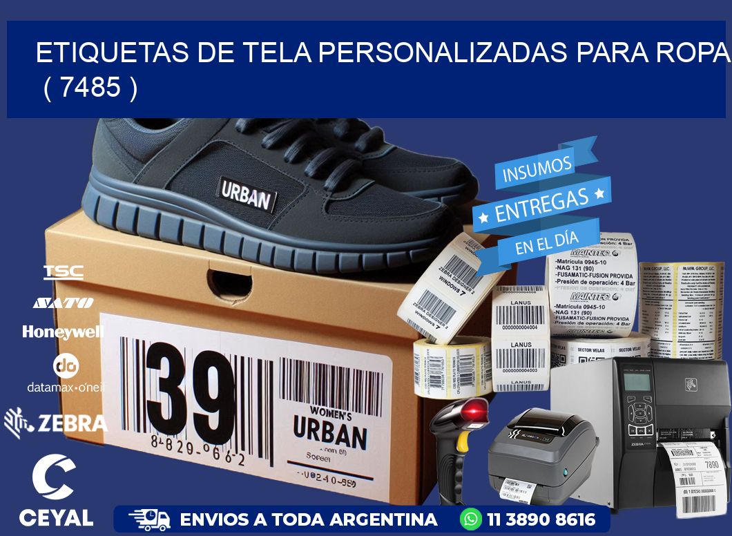 ETIQUETAS DE TELA PERSONALIZADAS PARA ROPA   ( 7485 )