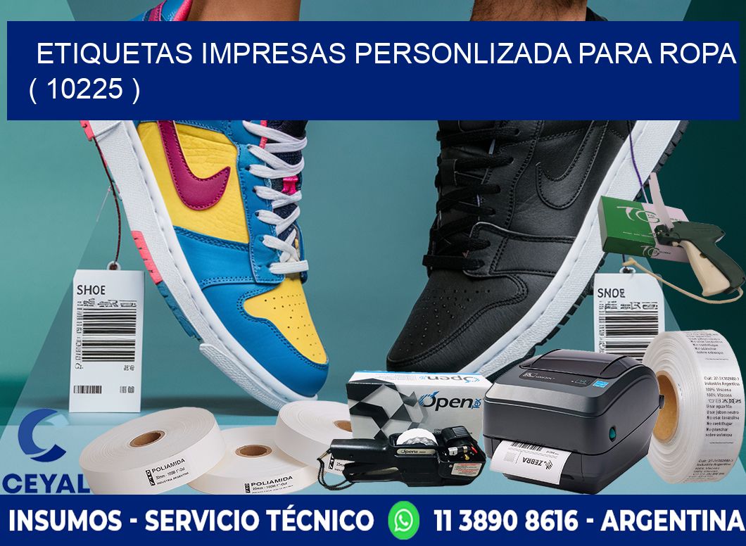 ETIQUETAS IMPRESAS PERSONLIZADA PARA ROPA ( 10225 )
