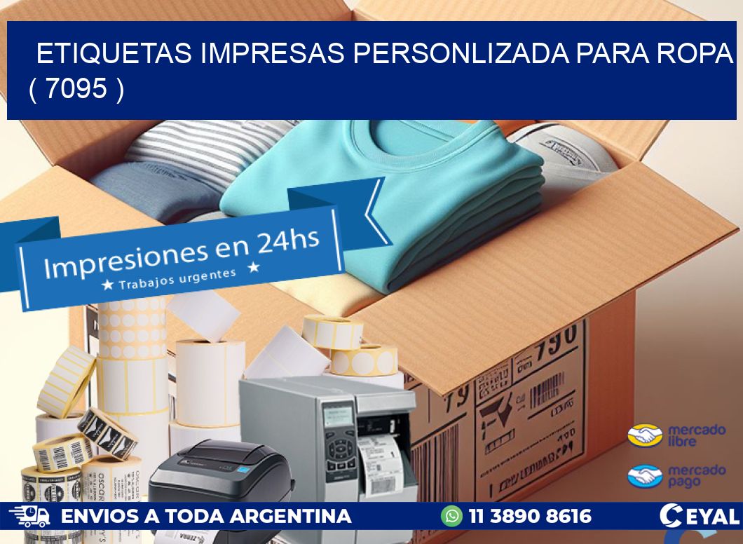 ETIQUETAS IMPRESAS PERSONLIZADA PARA ROPA ( 7095 )