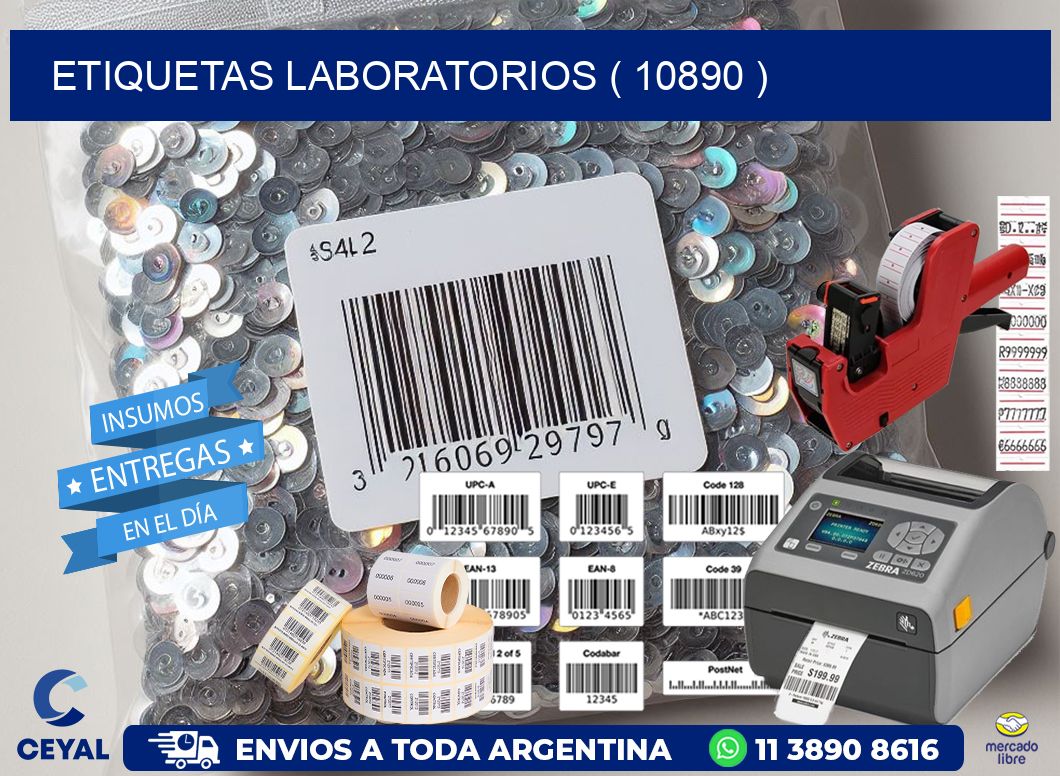 ETIQUETAS LABORATORIOS ( 10890 )