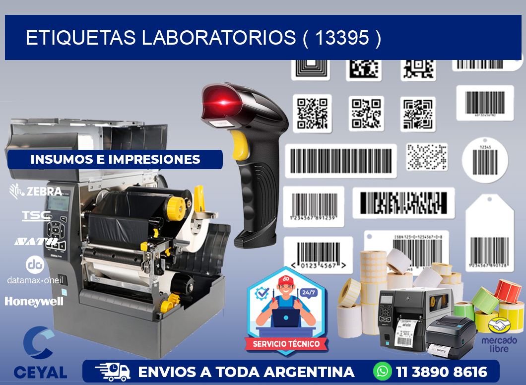 ETIQUETAS LABORATORIOS ( 13395 )