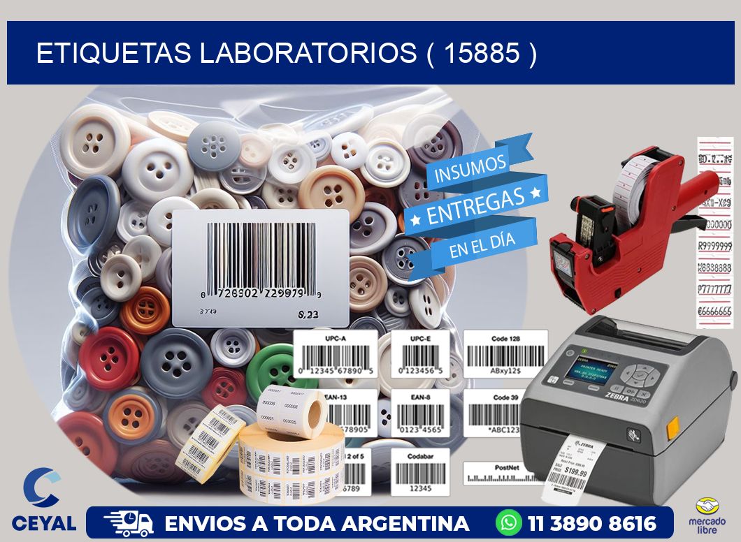 ETIQUETAS LABORATORIOS ( 15885 )