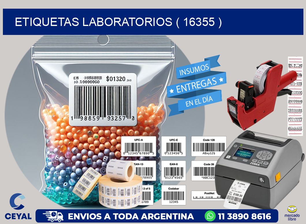 ETIQUETAS LABORATORIOS ( 16355 )