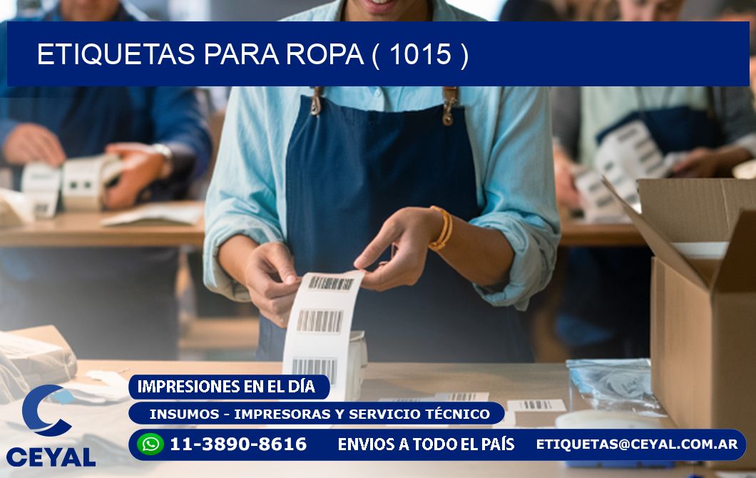 ETIQUETAS PARA ROPA ( 1015 )