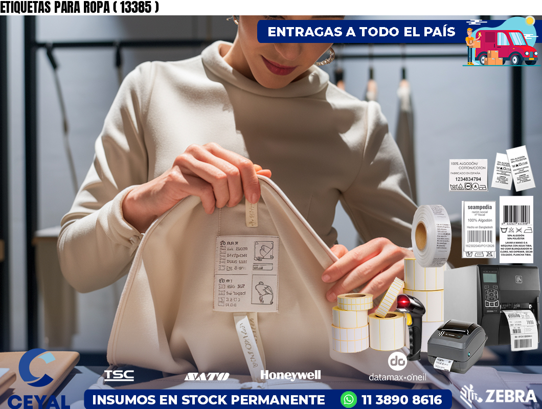 ETIQUETAS PARA ROPA ( 13385 )