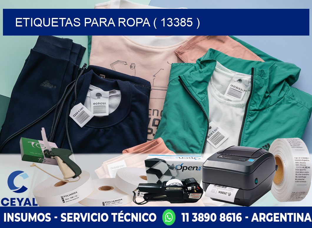 ETIQUETAS PARA ROPA ( 13385 )