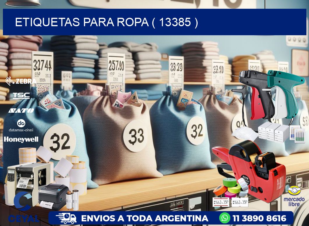 ETIQUETAS PARA ROPA ( 13385 )