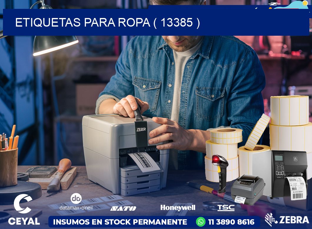 ETIQUETAS PARA ROPA ( 13385 )