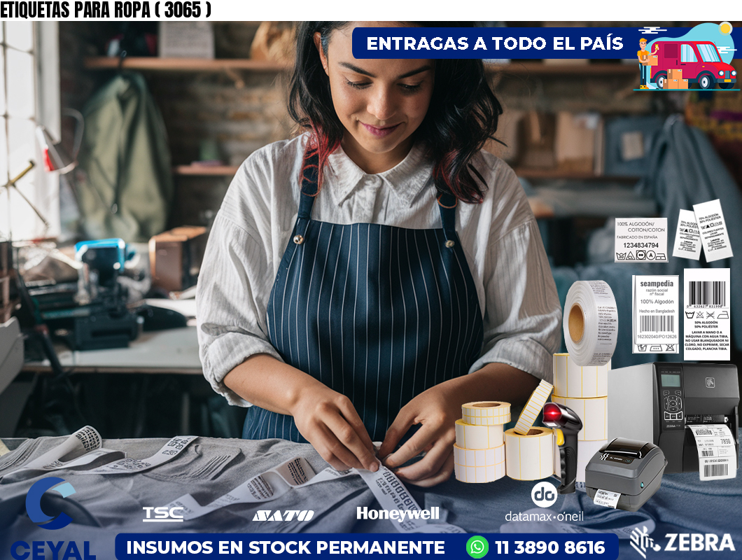 ETIQUETAS PARA ROPA ( 3065 )