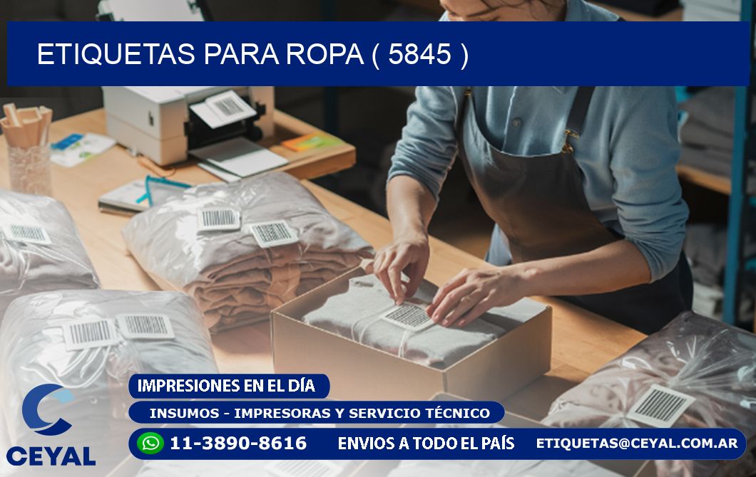 ETIQUETAS PARA ROPA ( 5845 )
