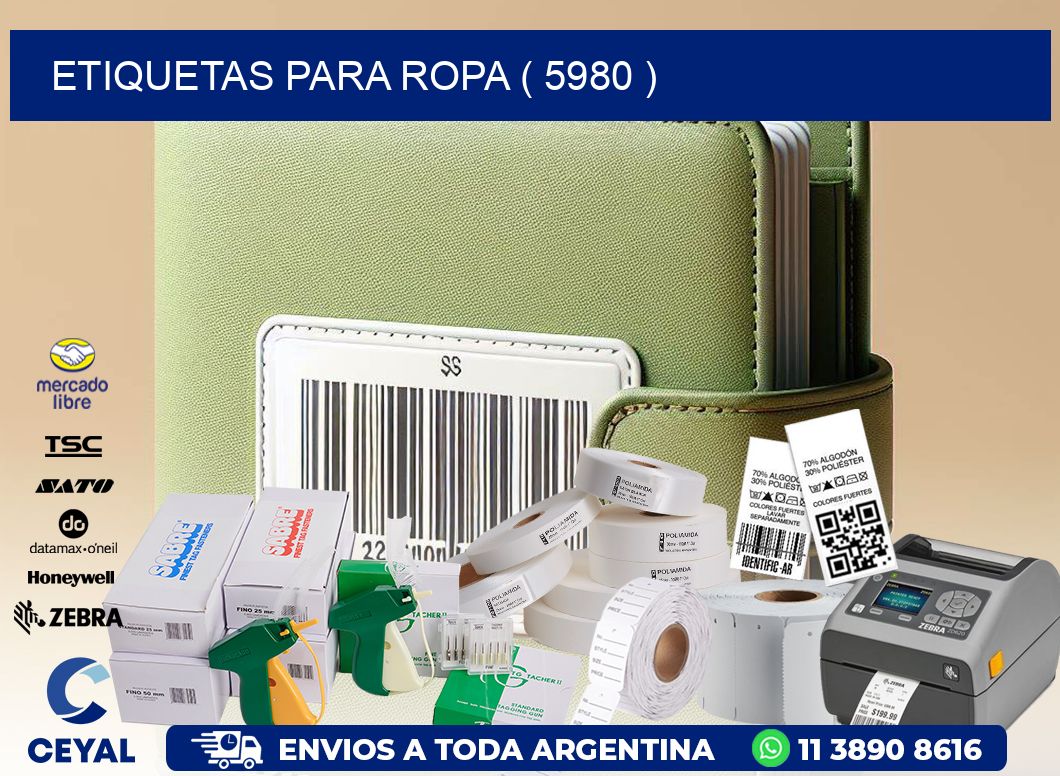 ETIQUETAS PARA ROPA ( 5980 )