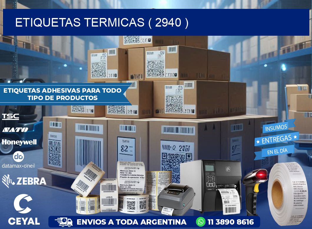 ETIQUETAS TERMICAS ( 2940 )