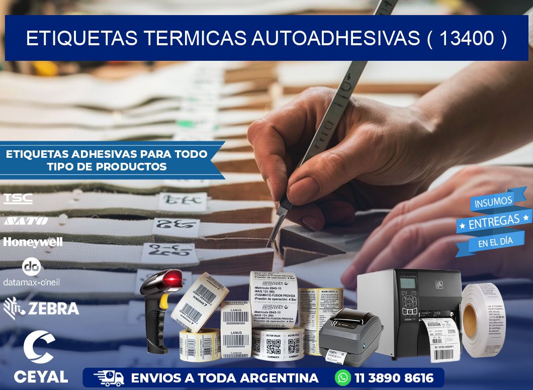 ETIQUETAS TERMICAS AUTOADHESIVAS ( 13400 )
