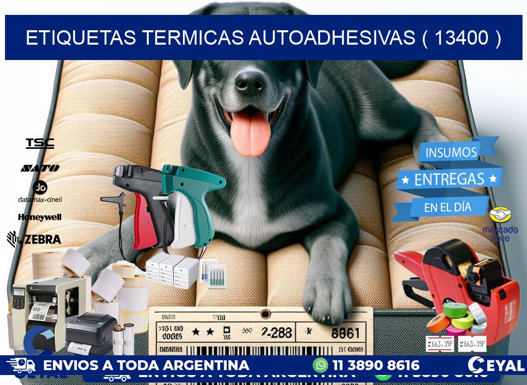ETIQUETAS TERMICAS AUTOADHESIVAS ( 13400 )