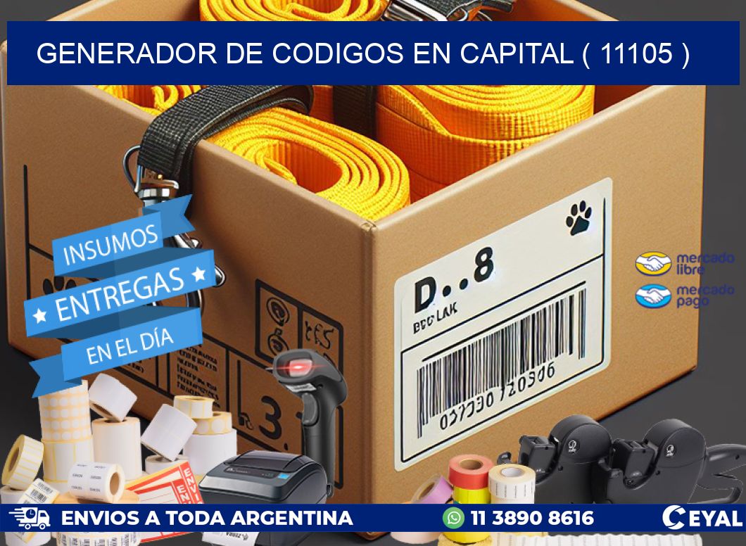 GENERADOR DE CODIGOS EN CAPITAL ( 11105 )