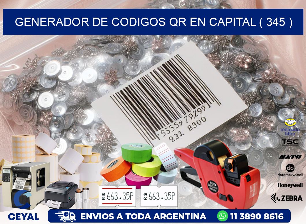 GENERADOR DE CODIGOS QR EN CAPITAL ( 345 )