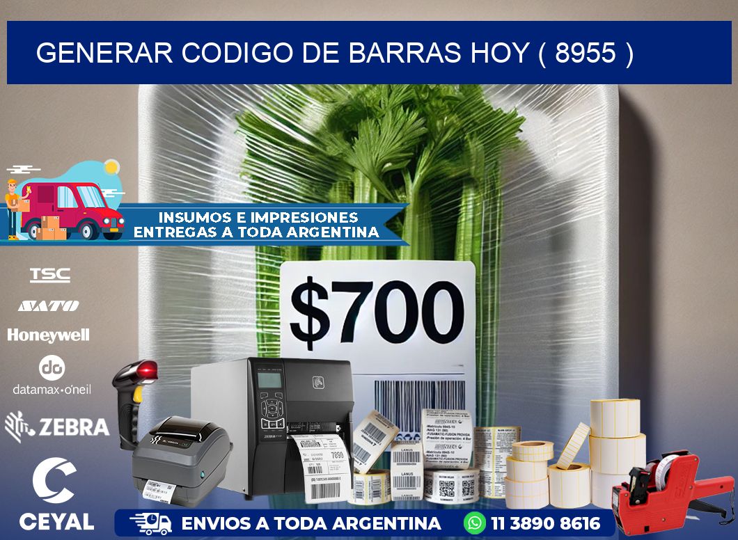 GENERAR CODIGO DE BARRAS HOY ( 8955 )