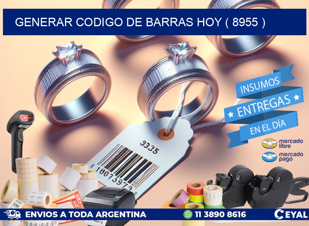 GENERAR CODIGO DE BARRAS HOY ( 8955 )