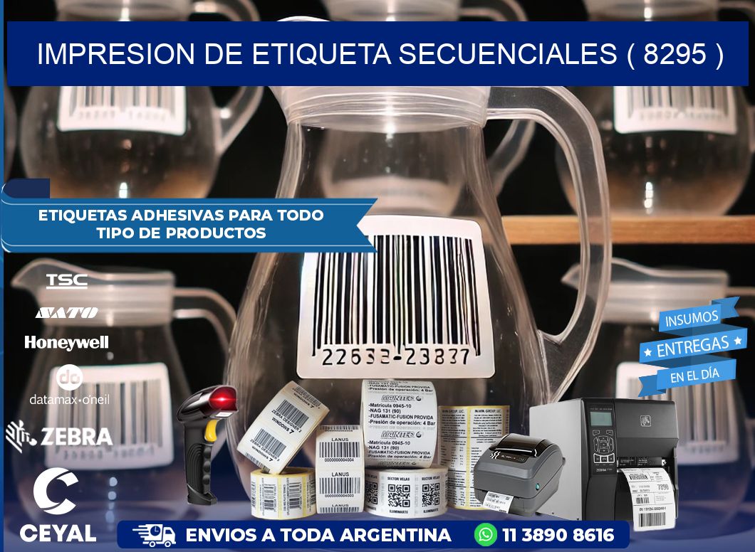 IMPRESION DE ETIQUETA SECUENCIALES ( 8295 )