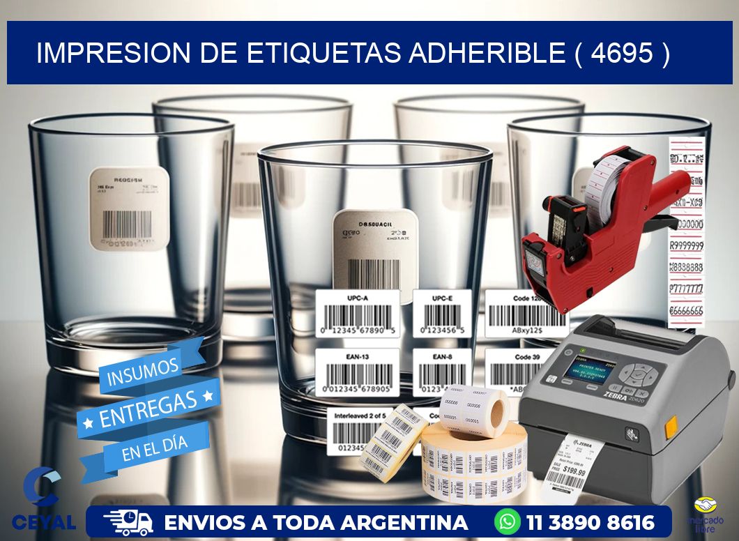 IMPRESION DE ETIQUETAS ADHERIBLE ( 4695 )