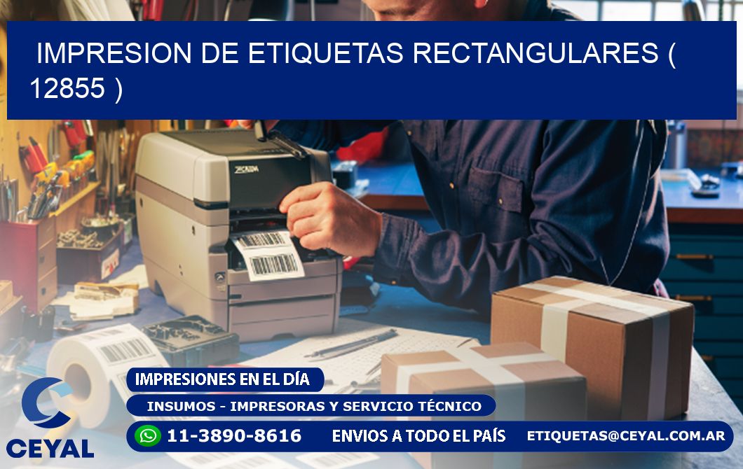 IMPRESION DE ETIQUETAS RECTANGULARES ( 12855 )