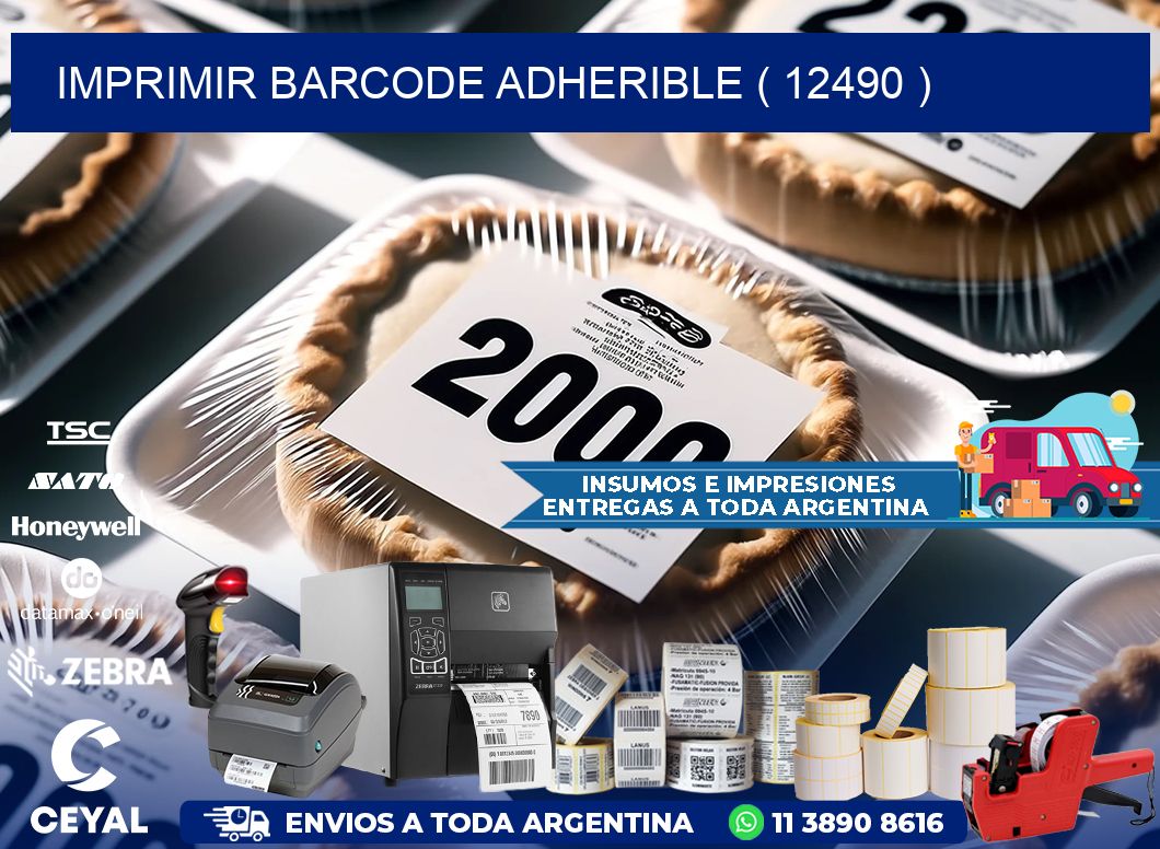 IMPRIMIR BARCODE ADHERIBLE ( 12490 )