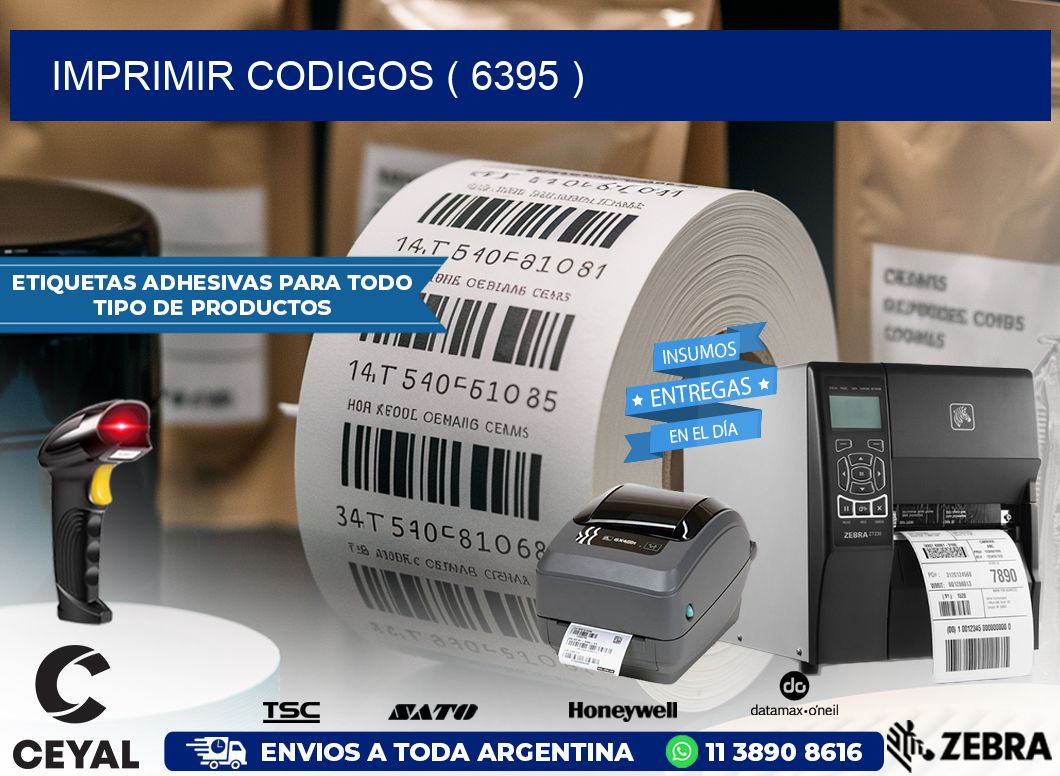 IMPRIMIR CODIGOS ( 6395 )