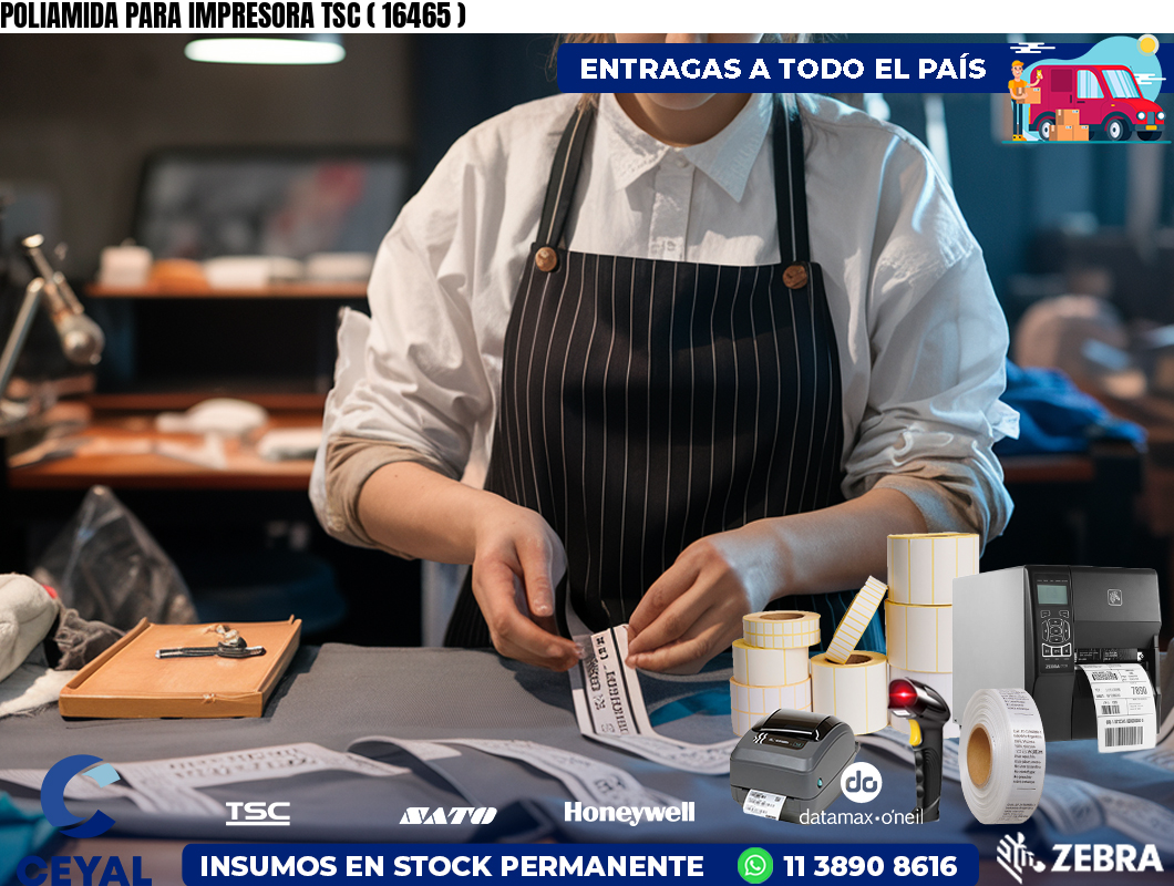 POLIAMIDA PARA IMPRESORA TSC ( 16465 )