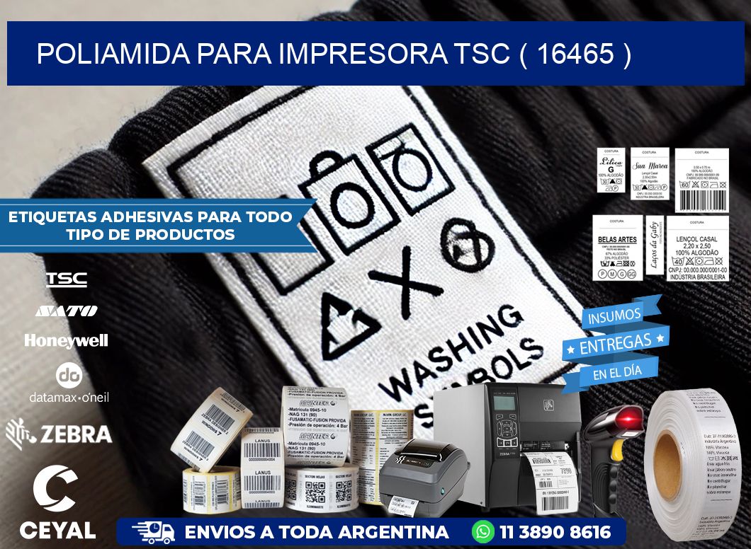 POLIAMIDA PARA IMPRESORA TSC ( 16465 )
