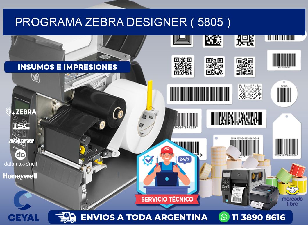 PROGRAMA ZEBRA DESIGNER ( 5805 )