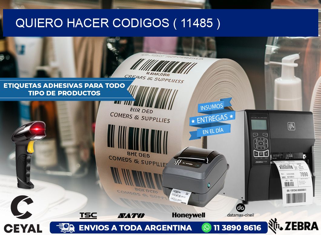 QUIERO HACER CODIGOS ( 11485 )