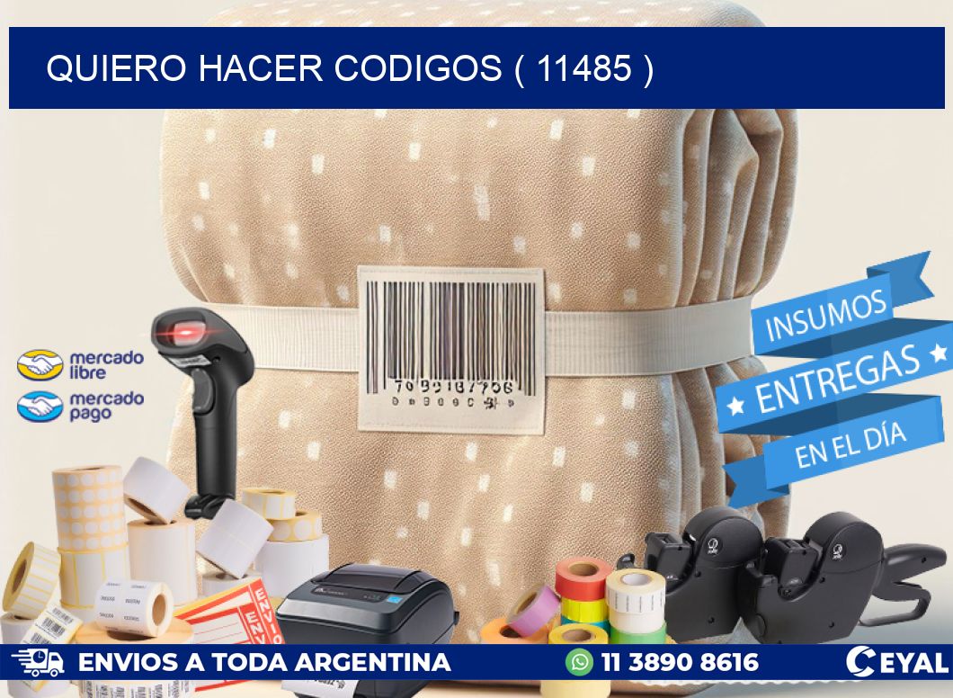QUIERO HACER CODIGOS ( 11485 )