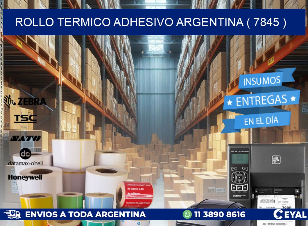 ROLLO TERMICO ADHESIVO ARGENTINA ( 7845 )