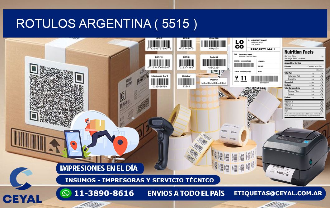 ROTULOS ARGENTINA ( 5515 )