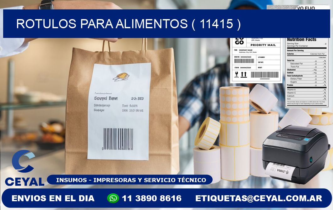 ROTULOS PARA ALIMENTOS ( 11415 )