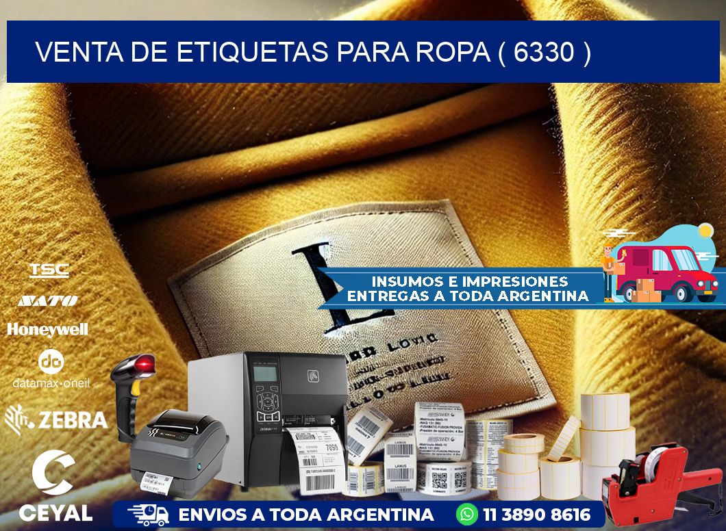 VENTA DE ETIQUETAS PARA ROPA ( 6330 )