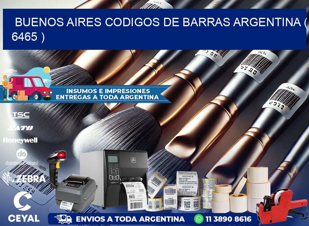 buenos aires codigos de barras argentina ( 6465 )