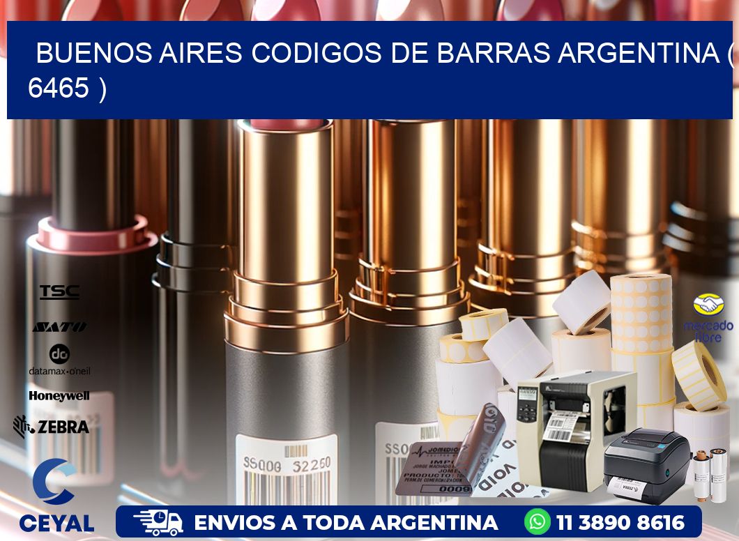 buenos aires codigos de barras argentina ( 6465 )