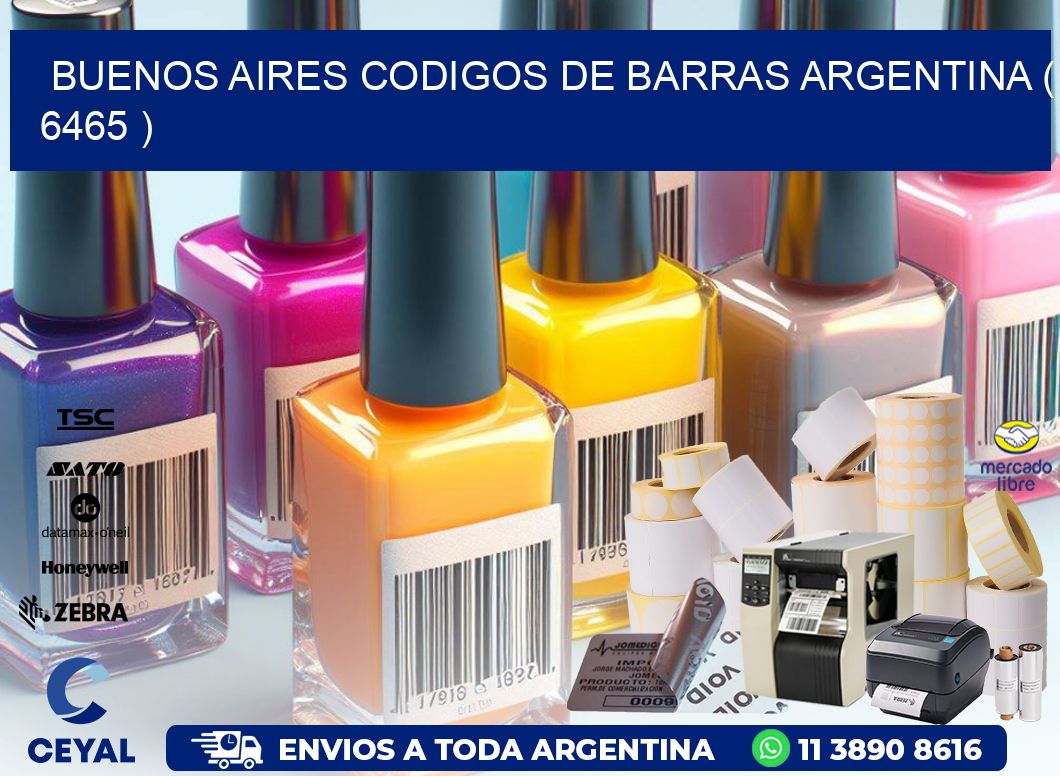 buenos aires codigos de barras argentina ( 6465 )