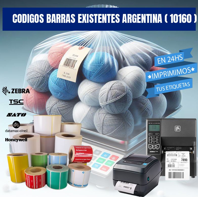 codigos barras existentes argentina ( 10160 )